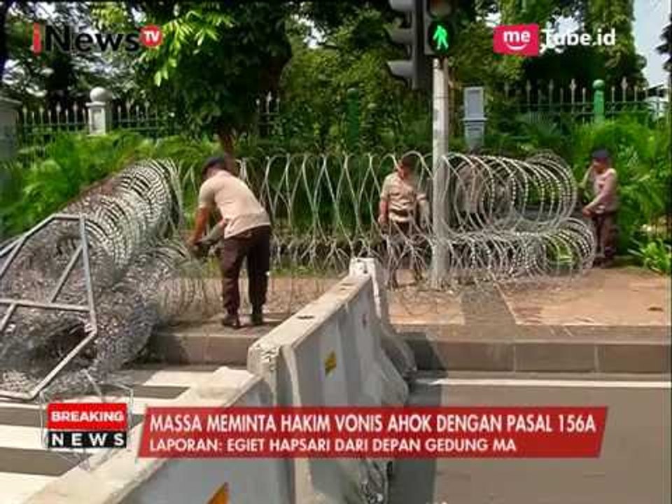 Suasana Terbaru Area Gedung Mahkamah Agung - Breaking News Aksi 55 05/05