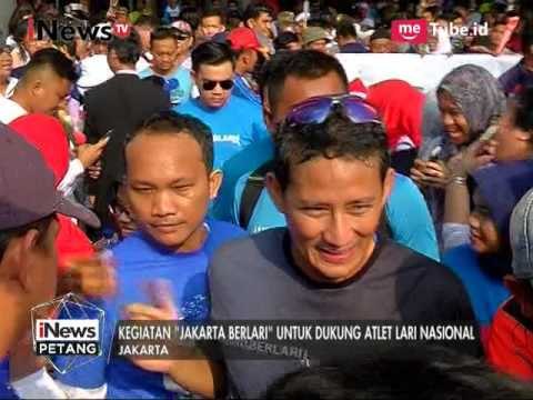 Ribuan Warga Ibukota Berlari Bersama Sandiaga Uno & Prabowo - iNews Petang 07/05