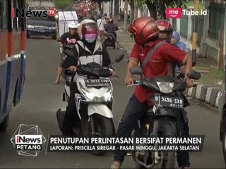 Uji Coba Penutupan Perlintasan KA di Ps. Minggu Selama 1 Bulan - iNews Petang 06/05