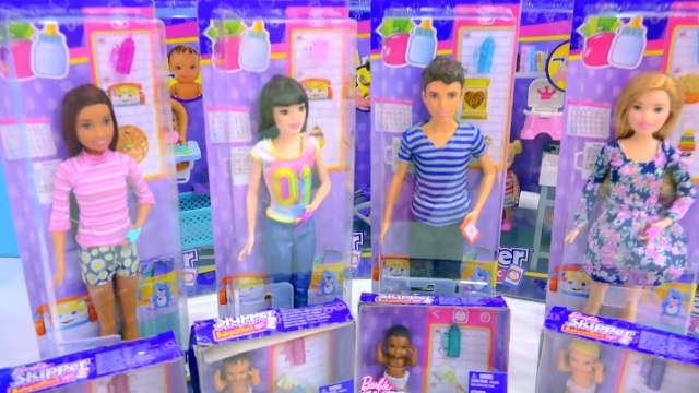 Barbie Baby Sitters ! Skipper's Babysitting Babies Doll Sets