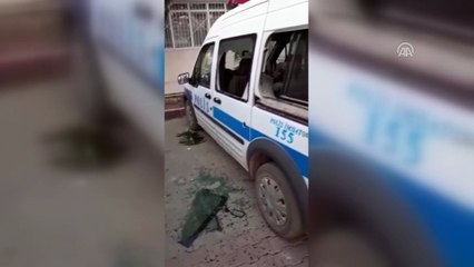 Polis karakoluna ve araçlarına taşlı saldırı - AYDIN