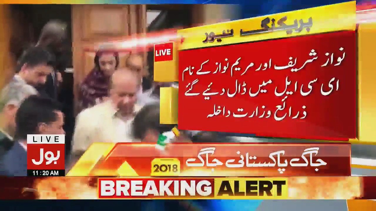 Nawaz Sharif and Maryam Nawaz's Name Put On ECL