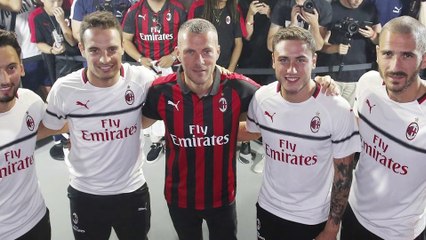 La nueva camiseta del AC Milan