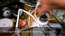 DJI Phantom motor sound after bearing lubrication