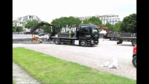 TuffTrack standard pour chantier aux Invalides (événement concert militaire) - TSPS