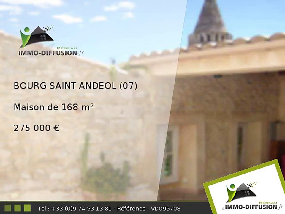 Maison A vendre Bourg saint andeol 168m2 - Proche centre ville