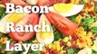 This amazing *Chicken Bacon Ranch Layer Salad*  has been off the chain this week! I HIGHLY recommend dressing it with my Avocado-Lime Ranch Dressing!! [Click t
