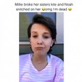 Millie Bobby Brown Breaks Her Sister’s Kite And Noah Snitching on Her??