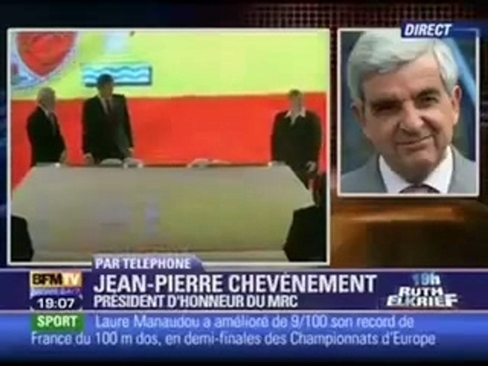 Chevènement sur le traité de Lisbonne