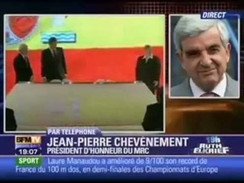 Chevènement sur le traité de Lisbonne