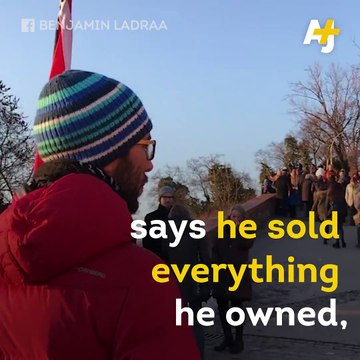 Israel has denied entry to the Swedish man who walked 3,000 miles to occupied Palestine. Here’s a look back at Benjamin Ladree’s 11-month journey.