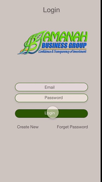 Amanah Mobile Mockup