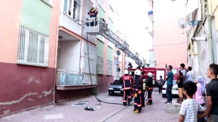 Prizde takılı bırakılan elektrikli aletler yangın çıkardı