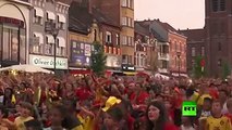 شاهد ردود أفعال المشجعين في بروكسل وريو دي جانيرو بعد انتهاء مباراة بلجيكا والبرازيل