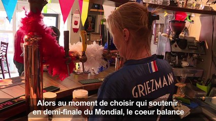 Mondial-2018: à la frontière franco-belge, le coeur balance
