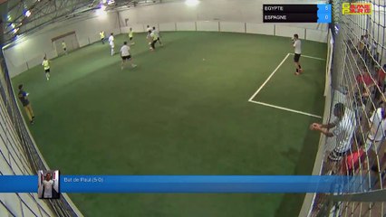 But de Paul (5-0) - EGYPTE Vs ESPAGNE - 09/07/18 21:00 - PHASE FINALE CDM 2018 - Poitiers Game Parc