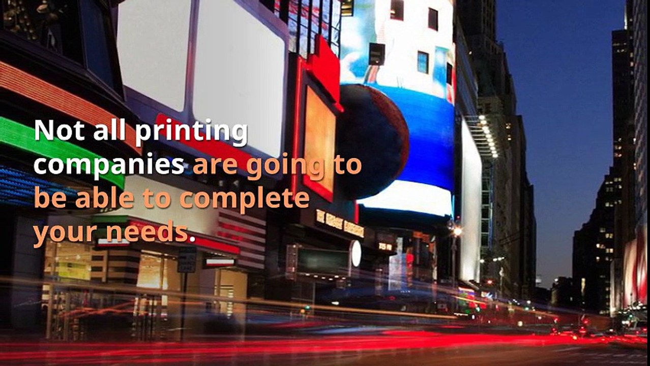 Things to Look for When Choosing a Printing Company