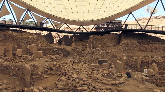 Göbeklitepe'de hassas temizlik - ŞANLIURFA