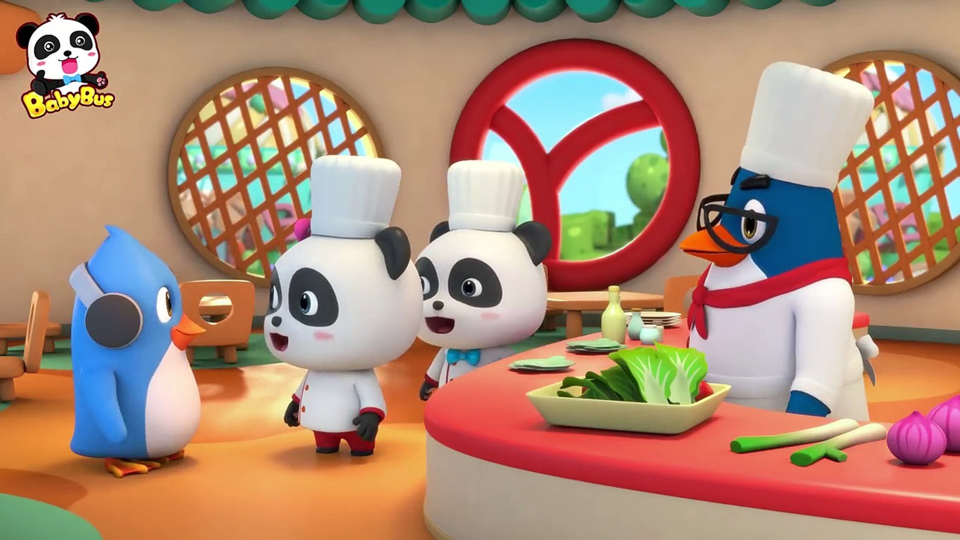 Cozinhando no Restaurante com Baby Panda em COQUINHOS