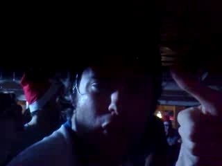 Andy Flint and James Ludford dancing like maniacs (07-12-07)
