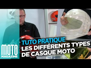 Connaître les différents types de casques moto  - TUTO PRATIQUE