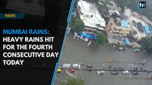 Mumbai rains: Heavy rains hit for the fourth consecutive day today