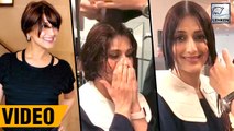 Sonali Bendre Chops Her Hair For Treatment | WATCH VIDEO