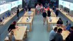 4 individus dévalisent un Apple store