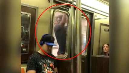 도대체 왜 거기에? 지하철 '위험한 탑승' / YTN