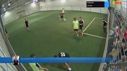 But de Benoit (0-1) - SENEGAL Vs JAPON - 09/07/18 23:40 - PHASE FINALE CDM 2018 - Poitiers Game Parc
