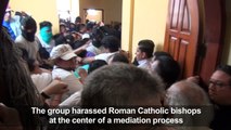 Pro-Ortega supporters invade basilica and harass bishops