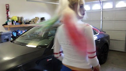 Harley Quinn Makeup Tutorial Cosplay Part 1