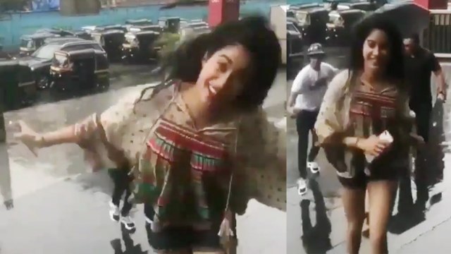 Jhanvi Kapoor Enjoy Dancing with Ishaan Khatter in Mumbai Rain; Watch Video | FilmiBeat
