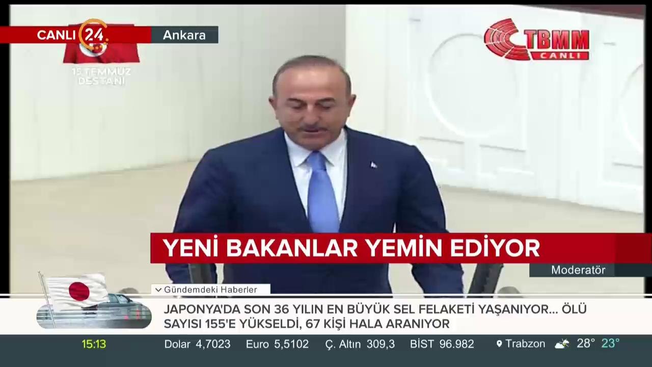 Bakanlar yemin ediyor