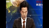 Haberleri sunarken kendinden geçen Koreli spiker