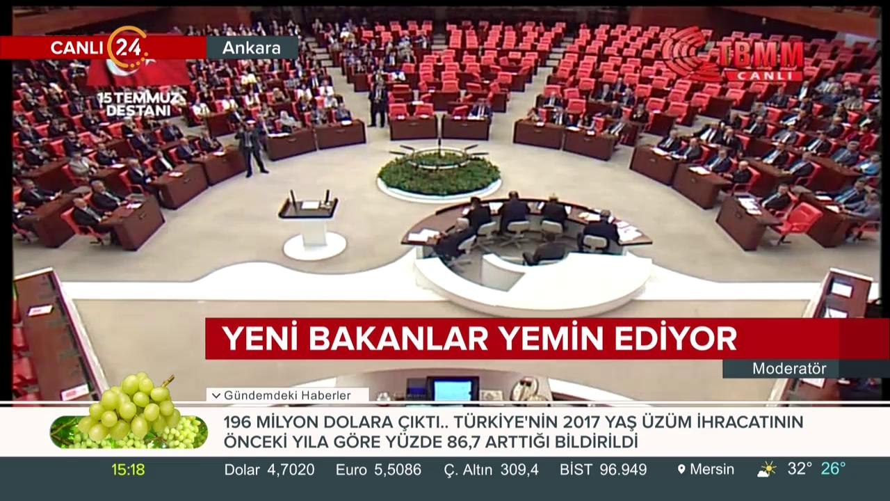 Bakanlar yemin ediyor