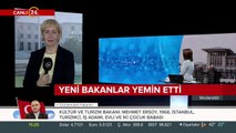 Yeni bakanlar yemin etti