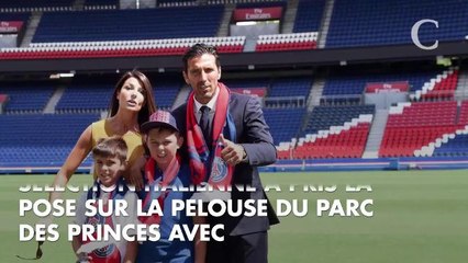 PHOTOS. Gianluigi Buffon en famille pour l'annonce de son arrivée au Paris Saint-Germain