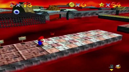 Super Mario 64 - Lava Lagune - Finde die 8 roten Münzen!