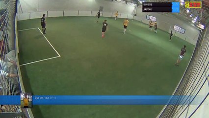 But de Paul (1-1) - SUISSE Vs JAPON - 09/07/18 22:40 - PHASE FINALE CDM 2018 - Poitiers Game Parc