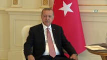 Başkan Erdoğan, Azerbaycan Cumhurbaşkanı Aliyev İle Görüştü