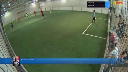 Faute de Younes - FRANCE Vs PANAMA - 10/07/18 03:07 - PHASE FINALE CDM 2018 - Poitiers Game Parc