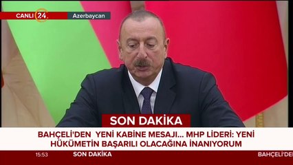 Erdoğan ve Aliyev'den açıklama