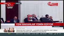 İçişleri Bakanı Süleyman Soylu, Meclis'te yemin ederek, görevine