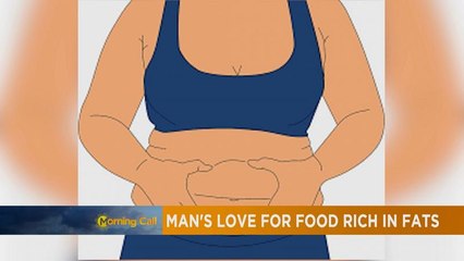 Man's love for food rich in fats