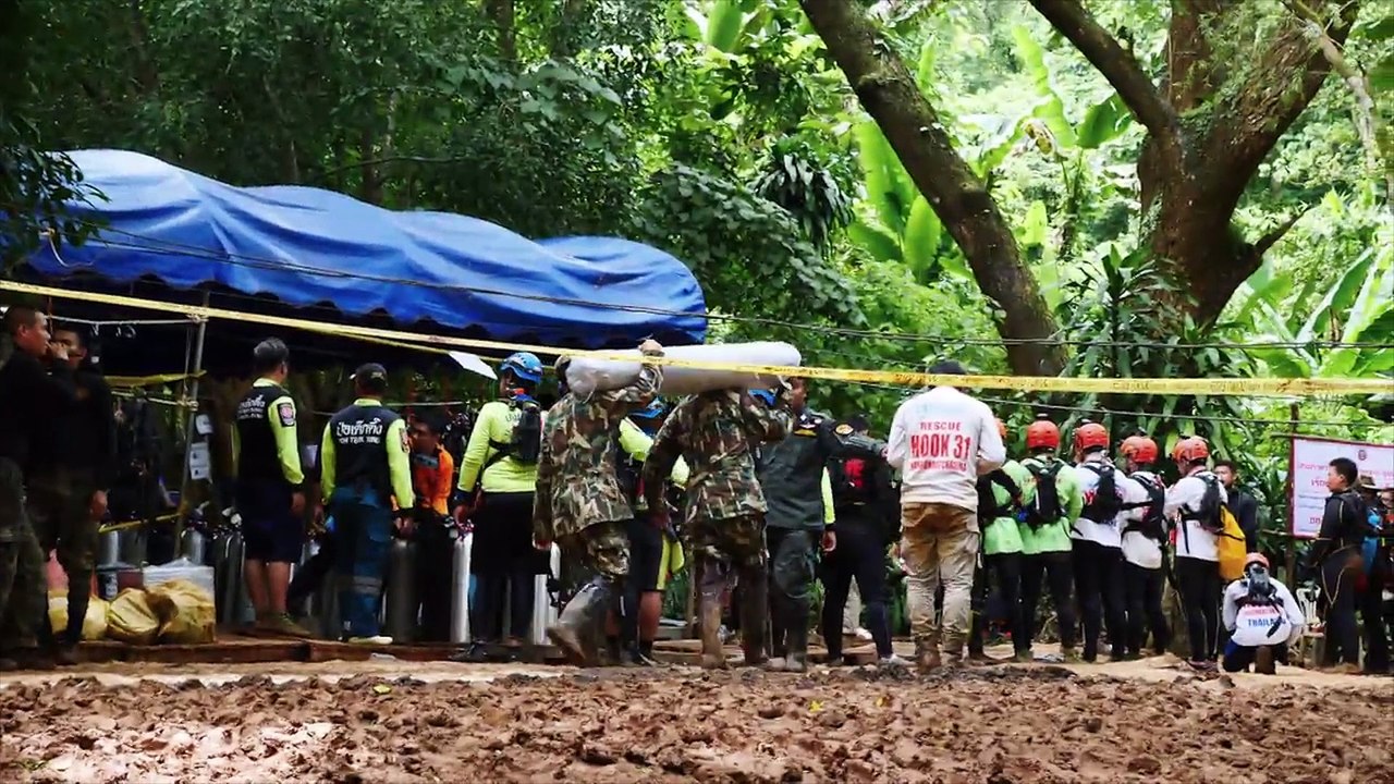 Finaliza el rescate de los 12 niños en una cueva de Tailandia