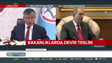 Hulusi Akar görevi teslim aldı
