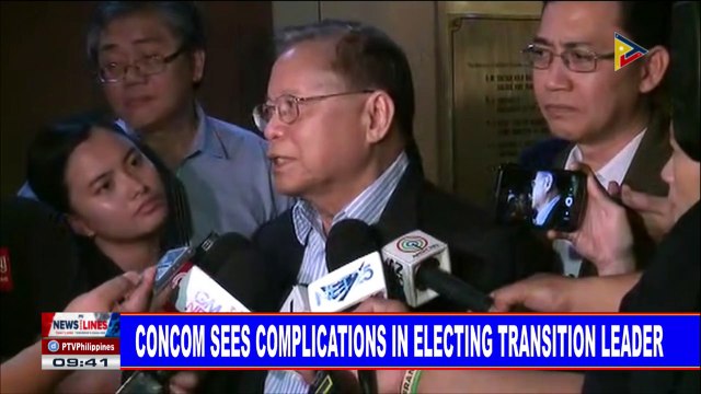 NEWS: ConCom sees complications in electing transition leader