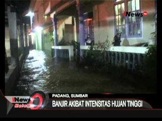 Kota Padang, Sumbar, Terendam Banjir - iNews Malam  10/06