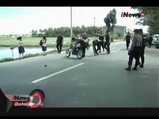 Pelajar Siswi Terjatuh Dari Motor Saat Konvoi Kelulusan Dibubarkan Petugas - iNews Malam 11/06
